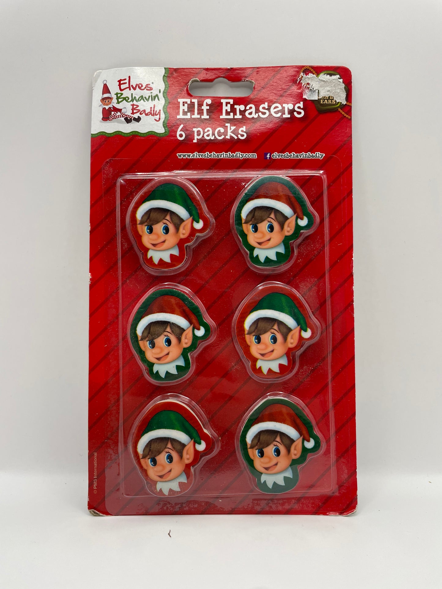 Elf 6pk Erasers