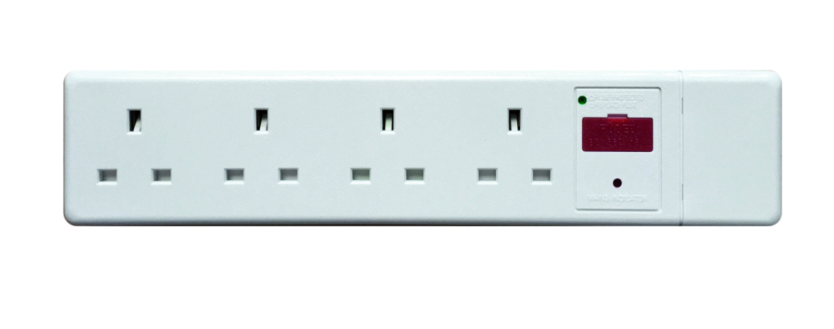 13Amp 4 Way Socket